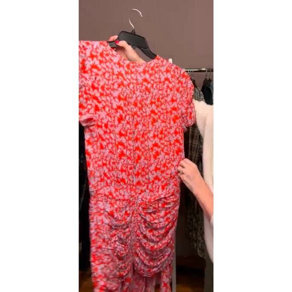 Tanya Taylor Printed Zora Silk Dress Size 8 MSRP $495 - Picture 10 of 13